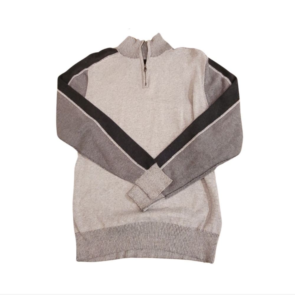 BKE Gray Quarter Zip Sweater | EUC | Size L